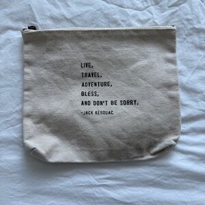 Jack Kerouac quote Canvas Pouch